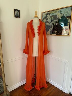 Sheer Retro Robe